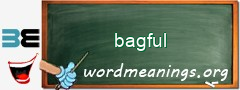 WordMeaning blackboard for bagful